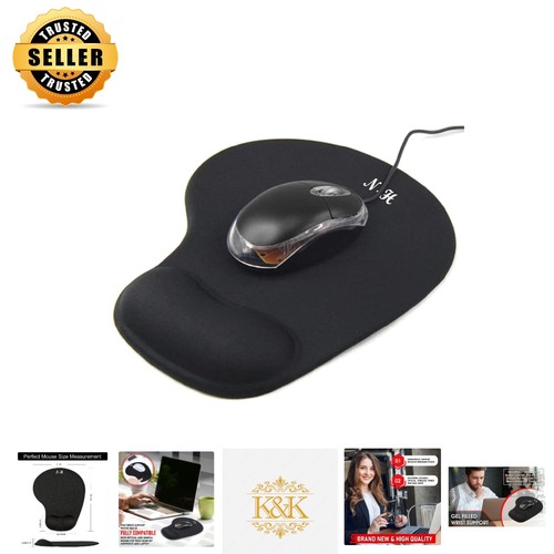 Mouse pad ergonomico gel - mouse,