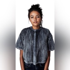 Giacca pelliccia visone