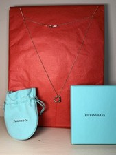 COLLANA ORIGINALE ELSA PERETTI TIFFANY & CO ARGENTO 925 CUORE APERTO 24"