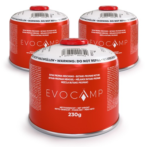 Evocamp cartucce gas 230g - evocamp,