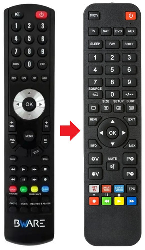 Telecomando adatto per bware - adatto,