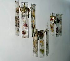 tre applique veneziane con losanghe in Murano - la Murrina-