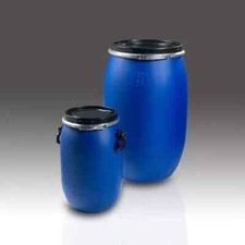 contenitore fusto plastica polietilene alta densità 220 litri OMOLOGATO ADR ONU 