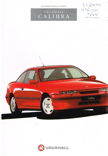 Vauxhall calibra 16v - vauxhall, 2.0