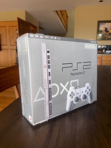 Sony ps2 slim argento satinato - ps2,