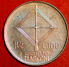 Italy 100 Lire 1874-1974