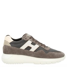 HOGAN uomo Interactive3 Cube camoscio/Tela tortora SCONTO 40%