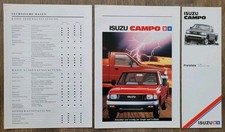 Brochure ISUZU Campo + listino