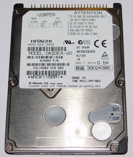 Hitachi dk23ca 5 - dk23ca-20, 2,5"