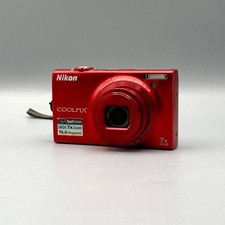 Fotocamera NIKON COOLPIX S6100 Digitale Compatta Rossa 16.0 MP - 7x Zoom