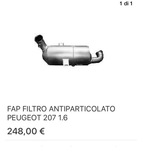 Fap filtro antiparticolato - filtro,