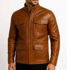 Giacca da uomo in vera pelle