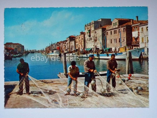 Chioggia pescatori reti barca - chioggia,