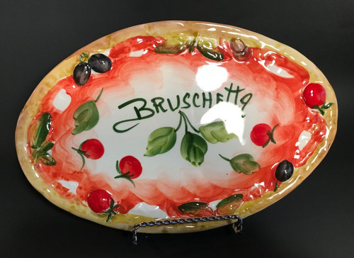 Ceramica piatto ovale - piatto,