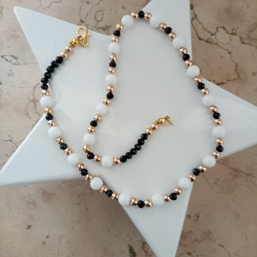 Collana agata bianca - collana, e