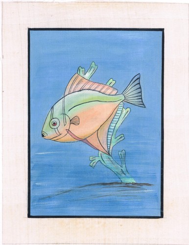 Dipinto fatto mano pesce - dipinto,