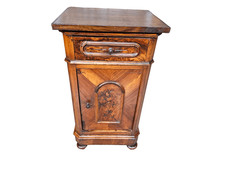 COMODINO SINGOLO IN NOCE EPOCA