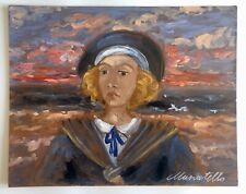 Olio Dipinto Su Cartoncino di Vincenzo Muscatello.   Misura 50 X 40