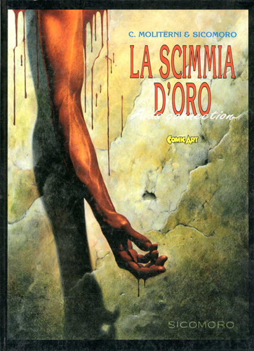Fumetto scimmia oro aids - d'oro,