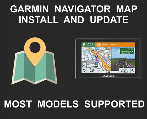 Garmin navigator maps install - maps,