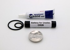1x Set batteria Uwatec Scubapro 3 Volt 1410 mAh per Galileo Sol, CR2NP CR 12600 SE