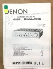 Denon PMA-530 Amplificatore Manuale di servizio *Originale*
