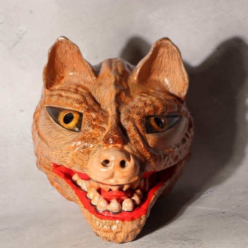 Maschera giapponese legno - giapponese,