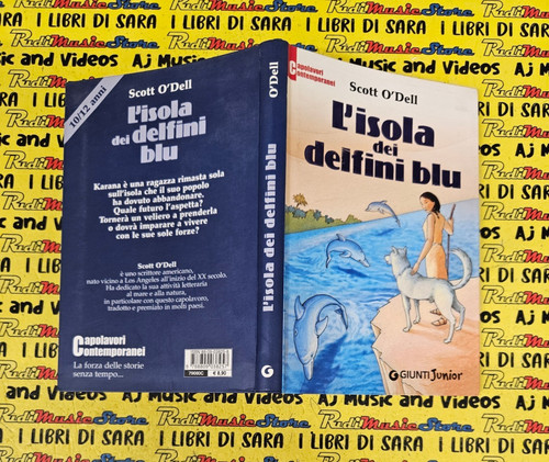 Book libro isola dei delfini - dei,