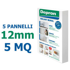DEPRON 5 PANNELLI ISOLANTI DA 12MM (125 X 80 ) CONFEZIONE DA 5MQ