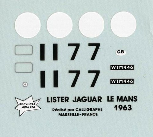 Lister jaguar coupe le mans - lister, coupe'