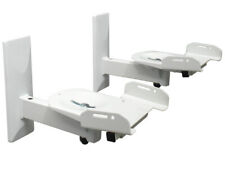 2 pezzi staffe a muro bianche