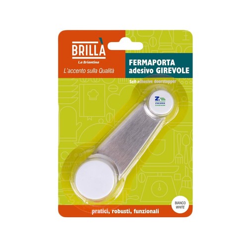 Fermaporta girevole bianco - fermaporta,