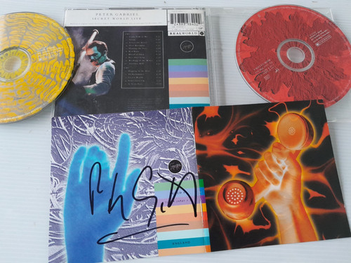 Peter gabriel autograph - gabriel,