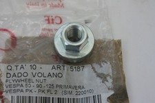 Dado volano 10X1,5 CIF Flywheel rotor nut Piaggio Vespa 50 N L R Special