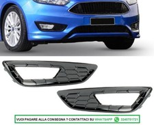 Mascherine Versione SPORT Griglie Fendinebbia Ford Focus 2014-2017 NERO LUCIDO