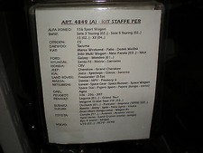 4849 KIT ATTACCHI BARRE PORTATUTTO FAMILY (A) ALFA ROMEO 156-FIAT MAREA-STILO