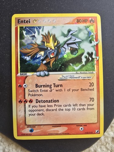 Carta entei gold star - star, holo