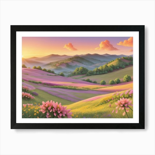 Poster arte parete - , cornice