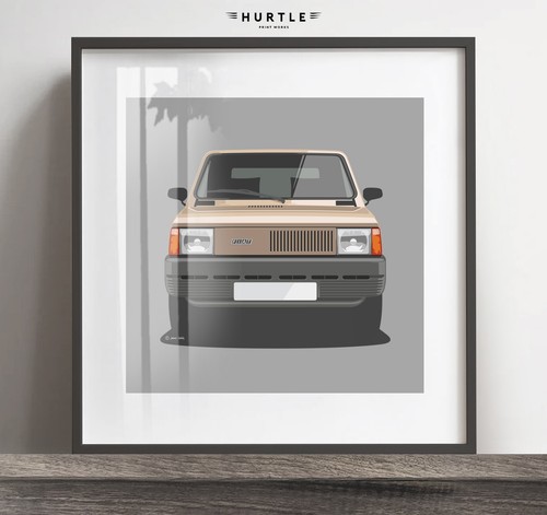 Stampa opera arte fiat panda - stampa,