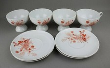 Servizio Set 4 Tazzine Piattini da Caffè BAVARIA Krutheim Selb Germany Tazze 