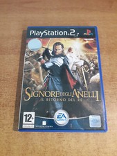 IL SIGNORE DEGLI ANELLI: Il Ritorno del Re. Playstation 2 Gioco completo ITA PS2
