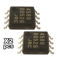 2X NJM4580 SMD Amplificatore