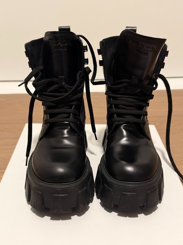 Prada monolith black leather - monolith,
