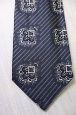 BYBLOS 100% SETA SILK TIE CRAVATTA NECKTIE MADE ITALY VINTAGE CLASSIC