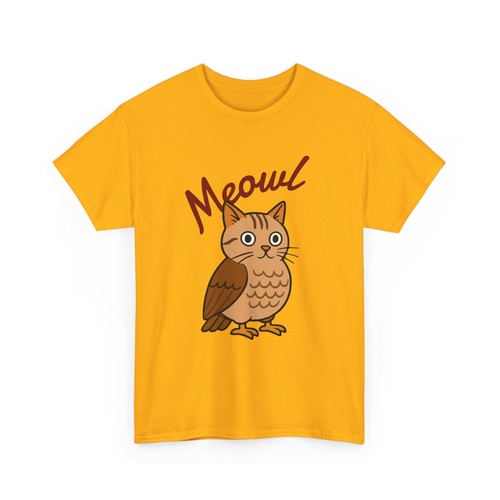 Shirt meowl guwl cat - t-shirt, guwl-cat