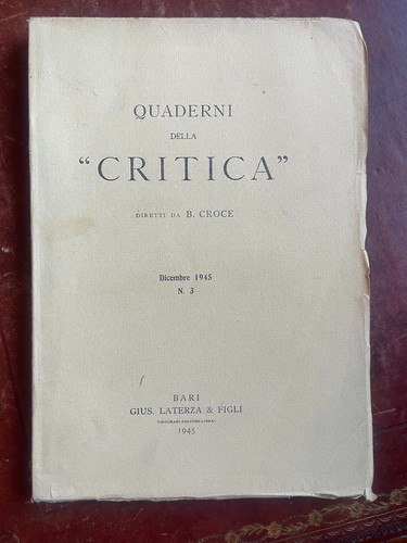 Quaderni della critica 3 - quaderni,