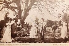 Cartolina - Baile Criollo - Republica O. del Uruguay - 1907