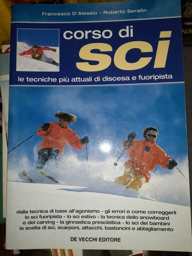 Libro corsi sci - sci, vecchi