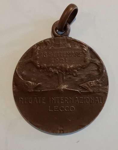 Lecco medaglia canottaggio - medaglia,