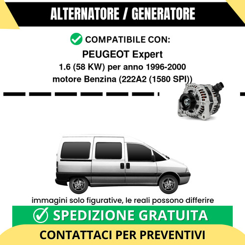 Alternatore peugeot expert 6 - expert, 1.6